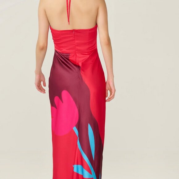 Andy Dress in Tulip Collage Print - Picture 2 of 6